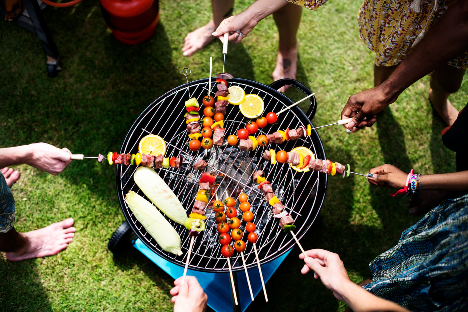 activities for hot summer days - bbq