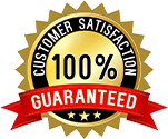 100% Satisfaction Guaranteed badge