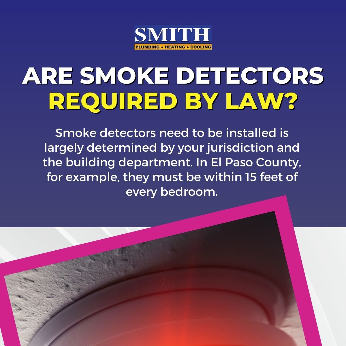 Are smoke detectors requires by law?