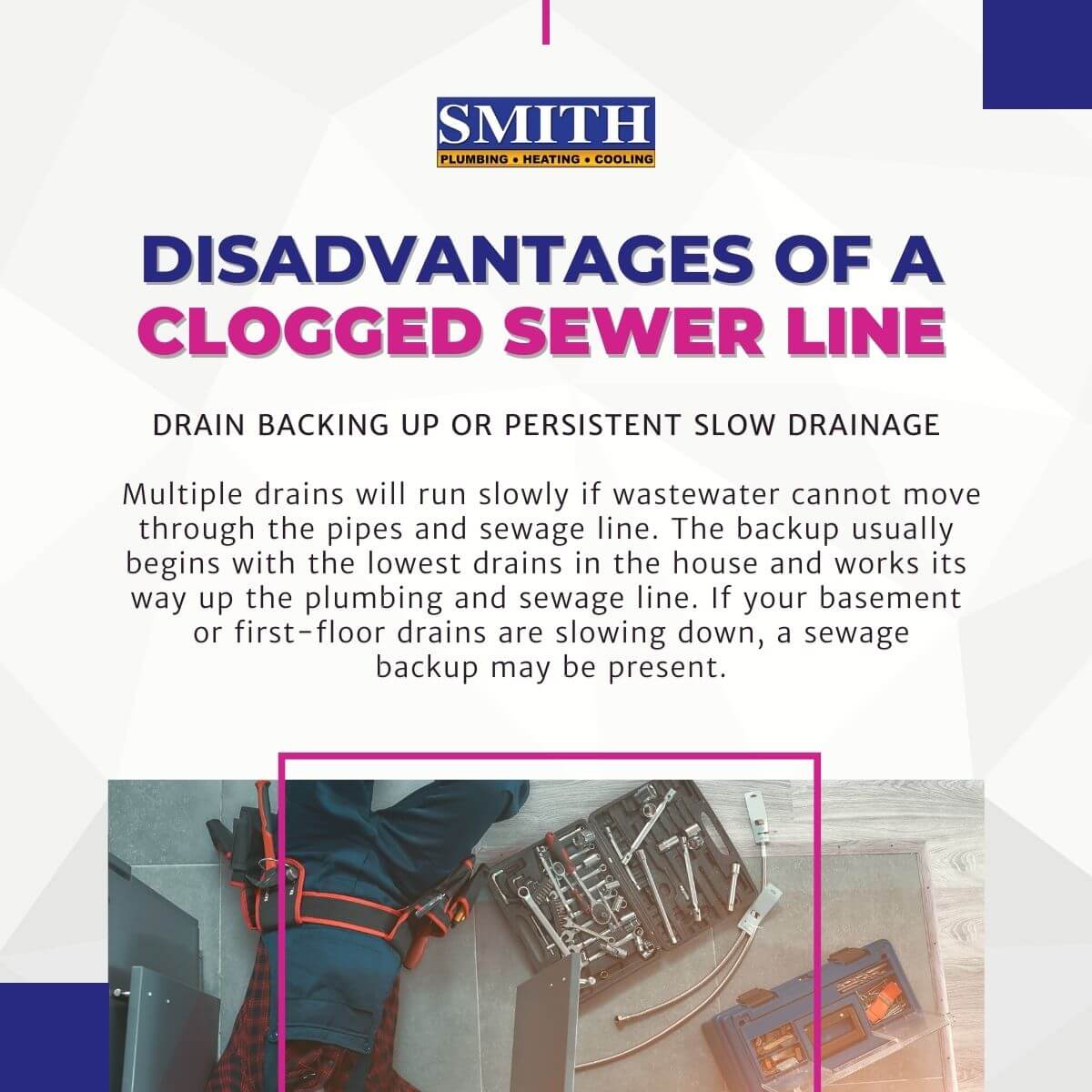 Disadvantages of a clogged sewer line page 2