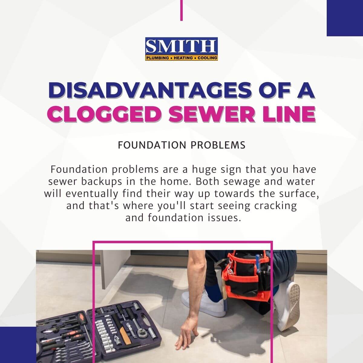 Disadvantages of a clogged sewer line page 7