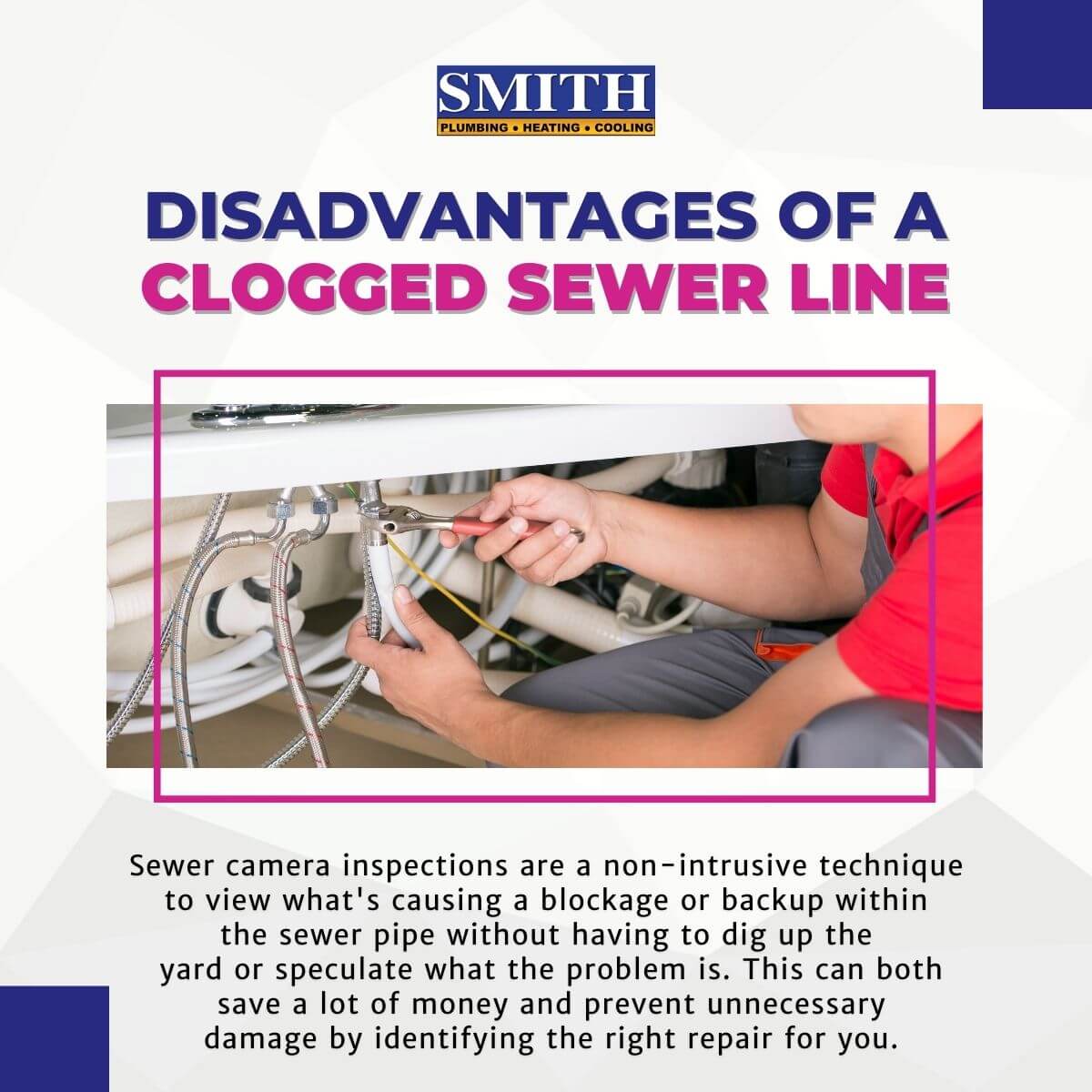 Disadvantages of a clogged sewer line page 9