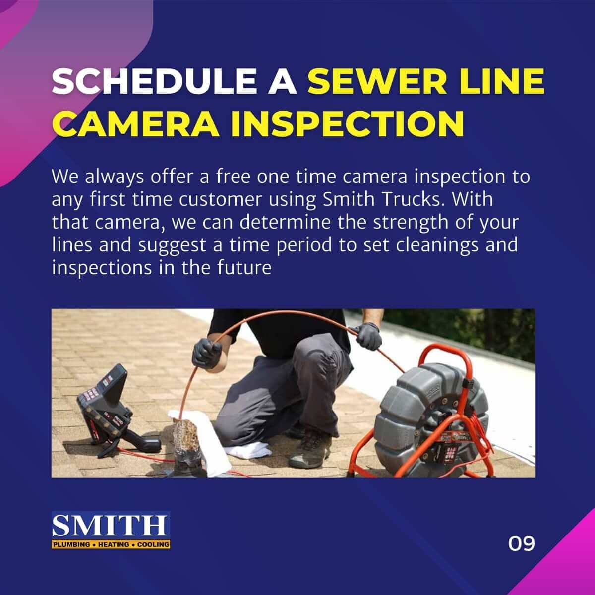 sewer camera inspection